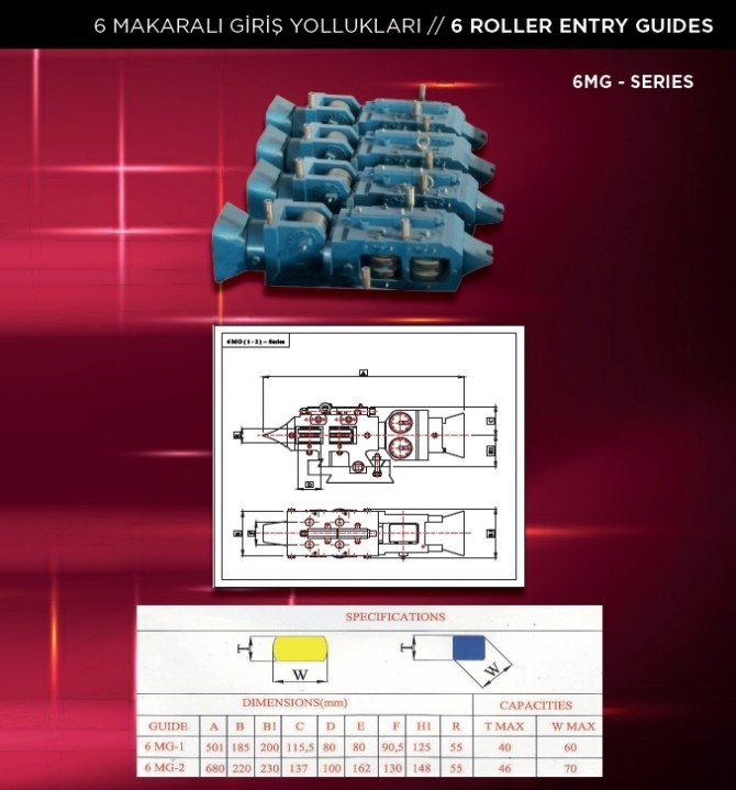6 Makaralı Giriş Yollukları